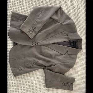 Petite Sophisticate 6P Brown Jacket/Blazer